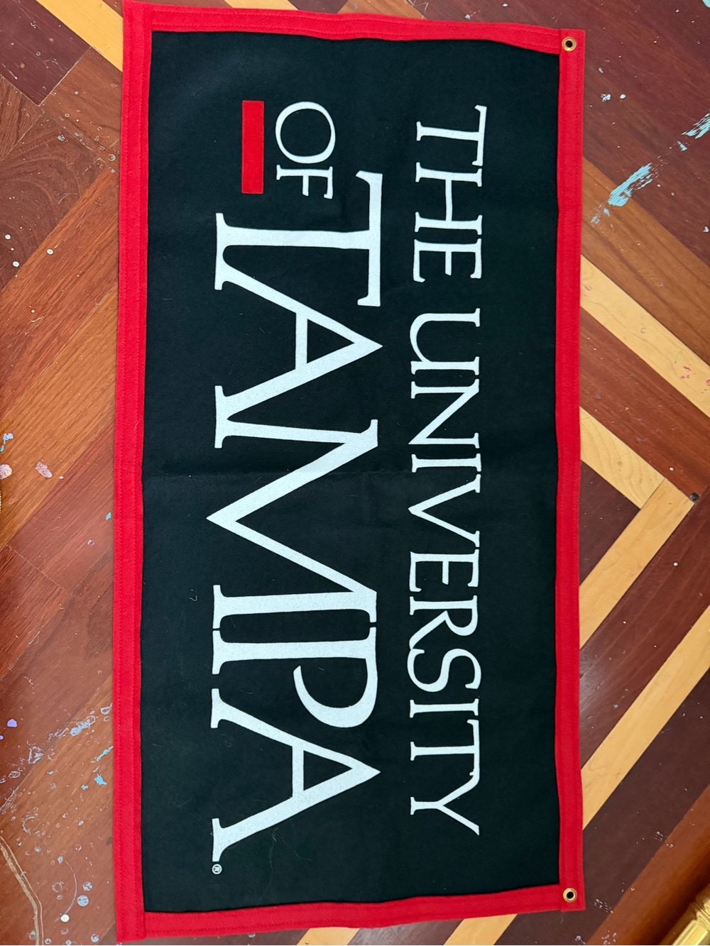 University of Tampa Red & Black Wall Banner